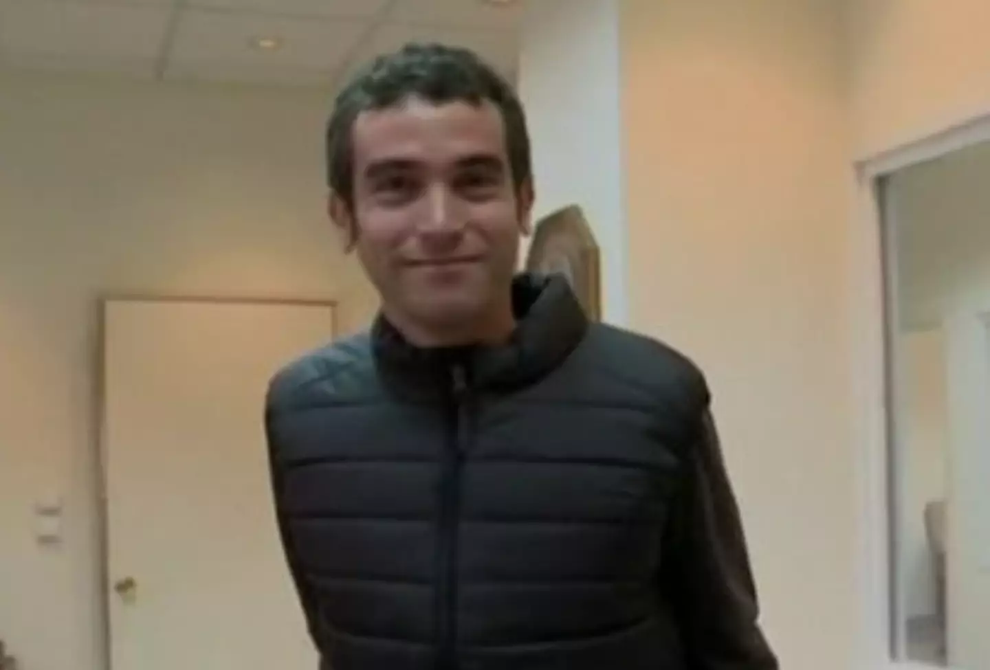 The reporter was left needing stitches (Channel 1 Israel)