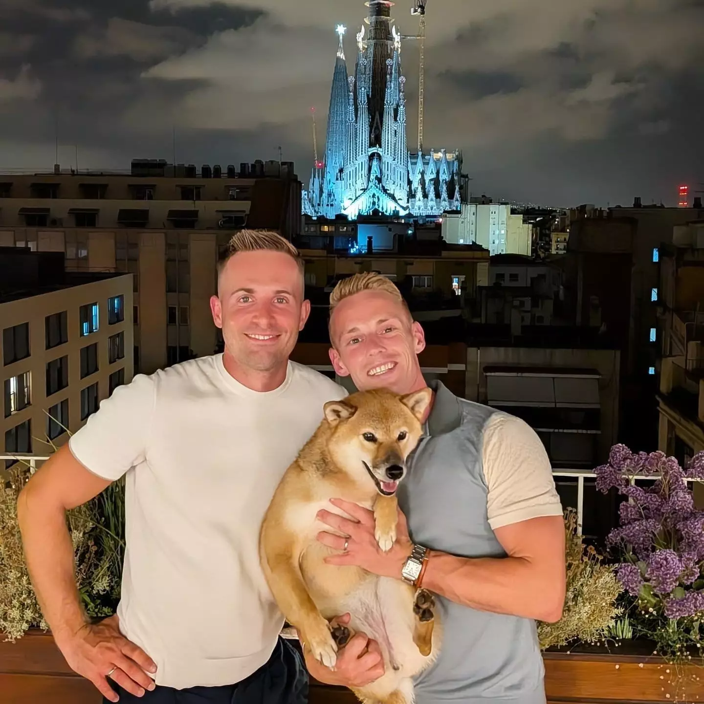 Ethan Spibey and Soren Scharf now call Barcelona home (Ethan Spibey/SWNS)