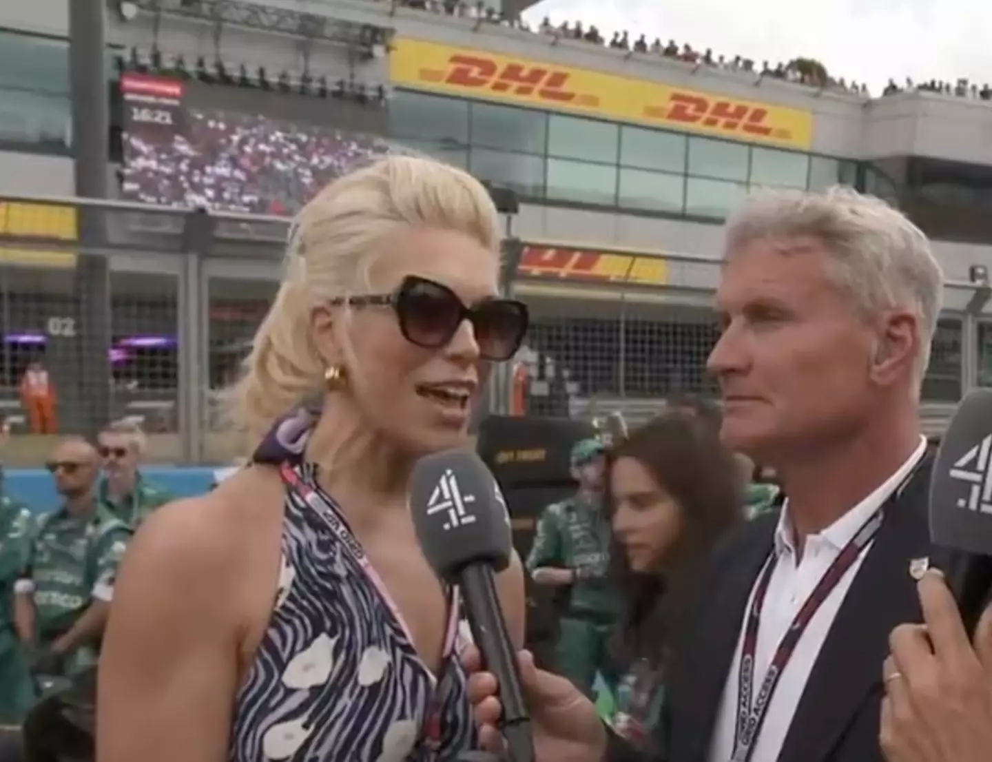 Hannah Waddingham shared her thoughts on Lewis Hamilton on live TV.