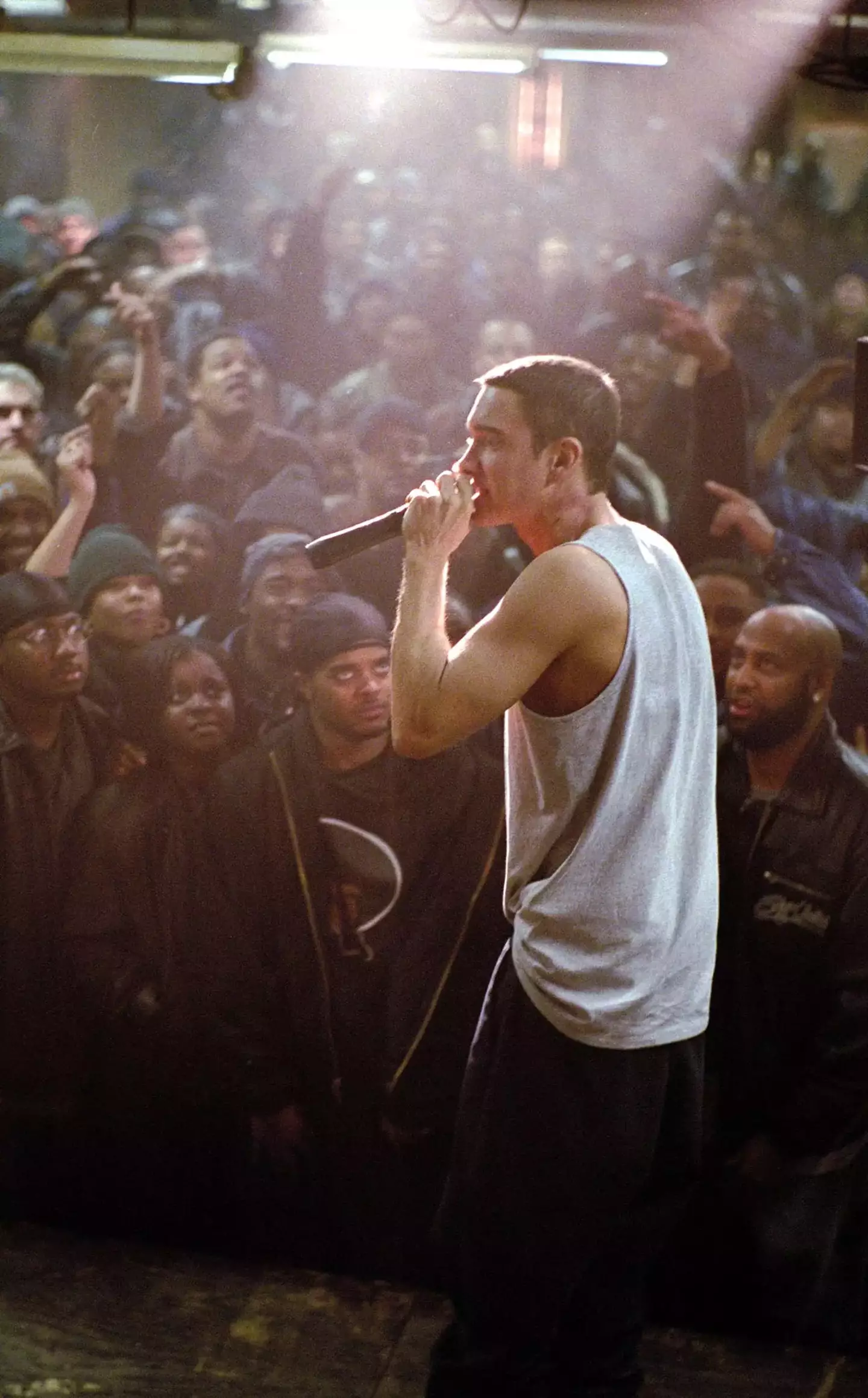 Having shot to fame at young age, Eminem begged his younger self to 'slow down'.
