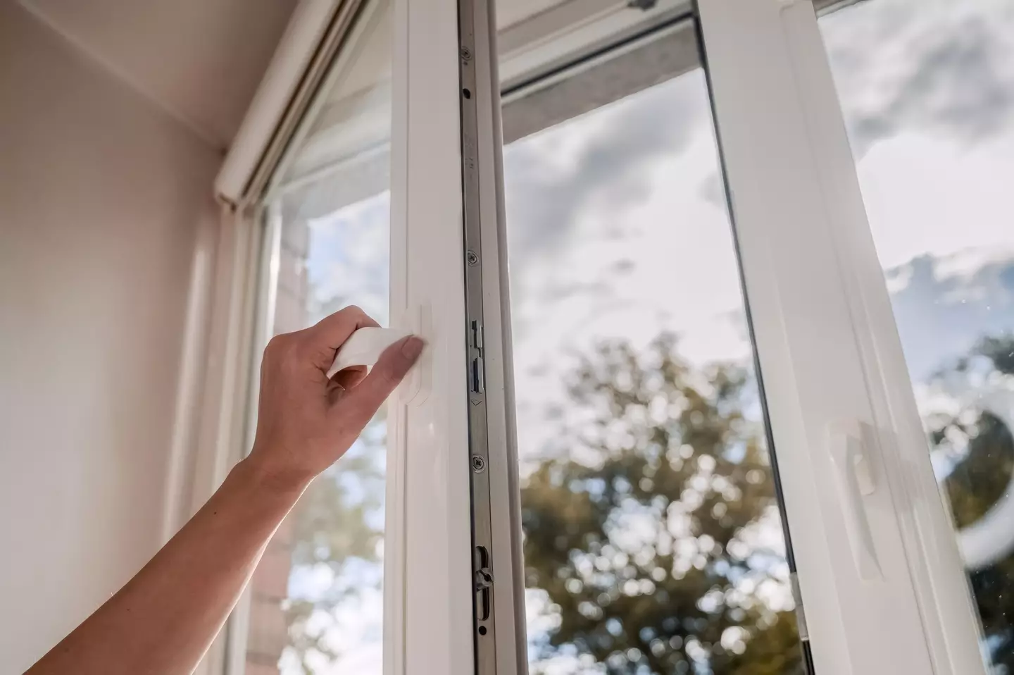 The expert recommended opening your windows to increase ventilation.