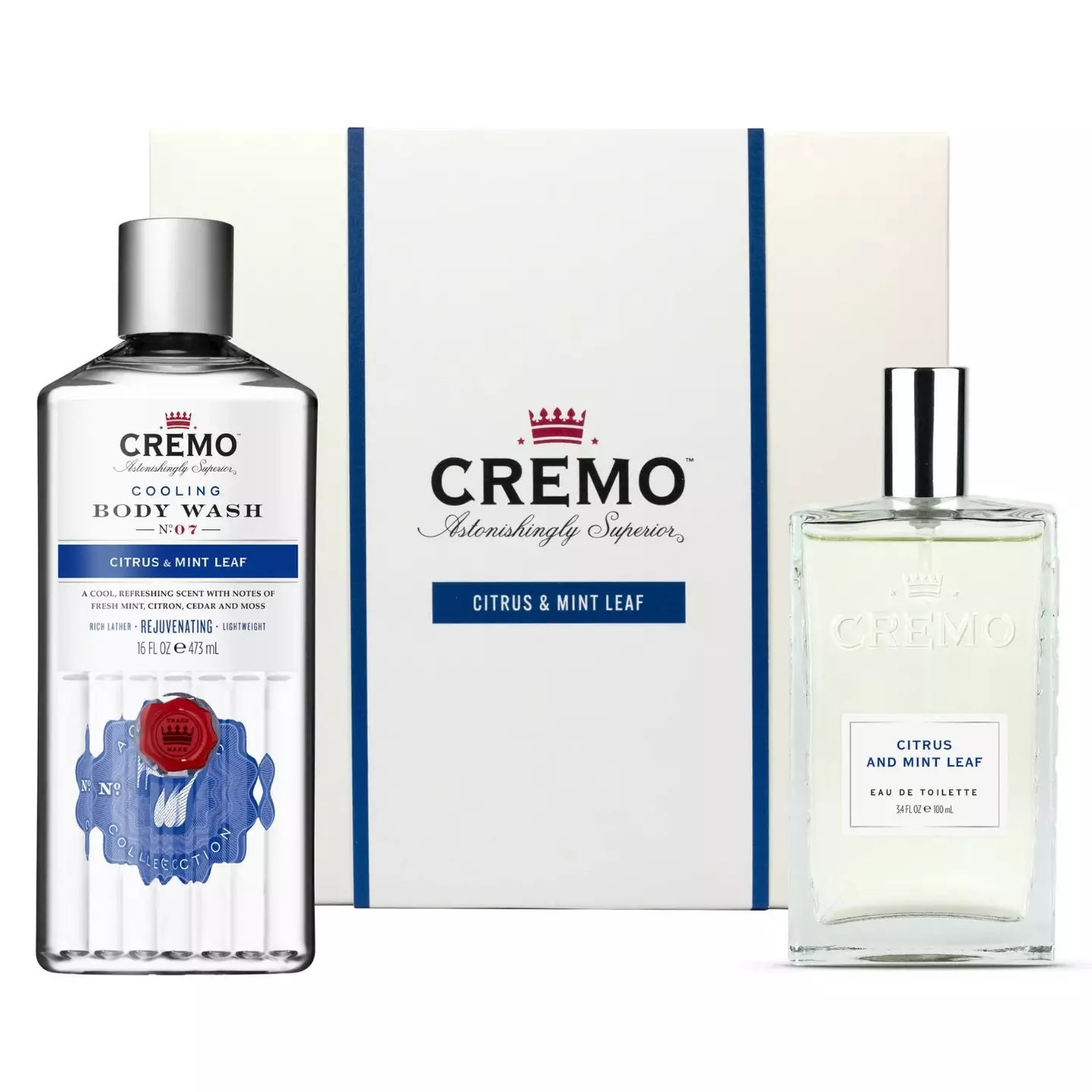 The Citrus & Mint Leaf giftset is available for £43.95 (Cremo)