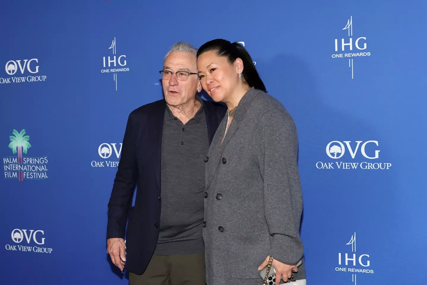 Gia is Robert De Niro's seventh child, and his first with partner Tiffany Chen.
