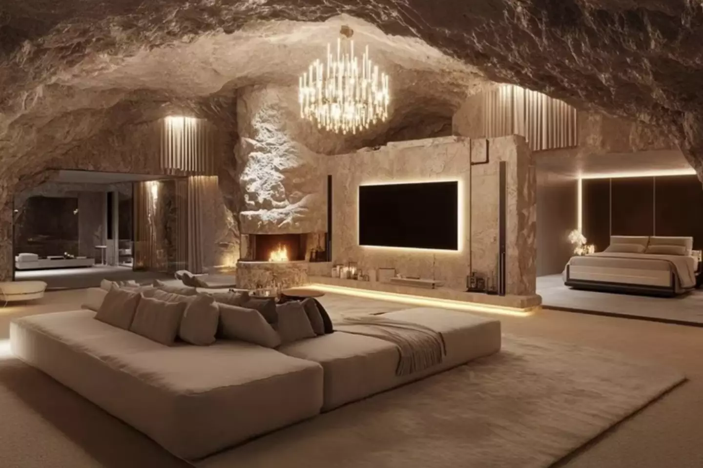 What a nice place to ride out the end of the world, as long as you have money (SAFE)