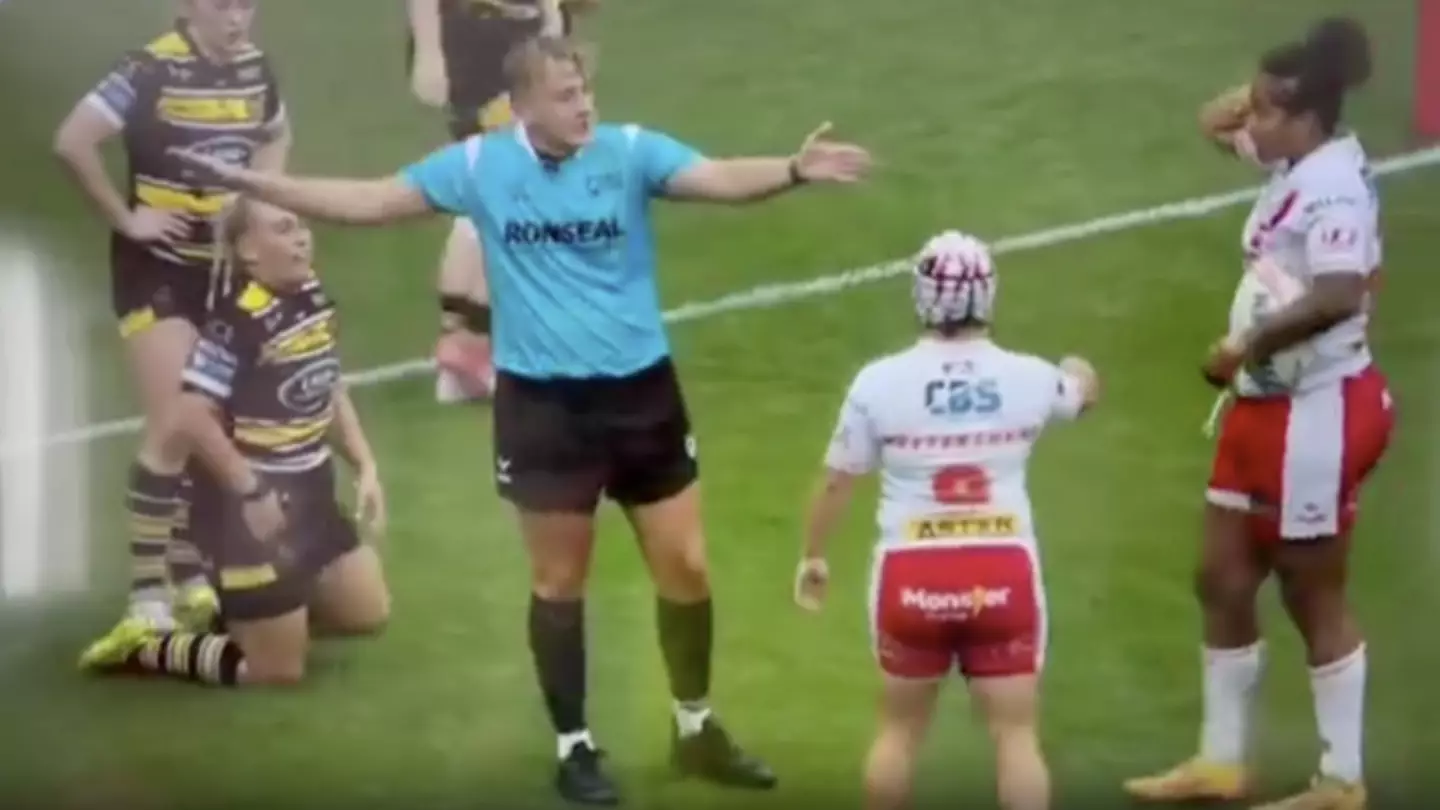 Female rugby player’s club issues statement after sending off over comment to male referee
