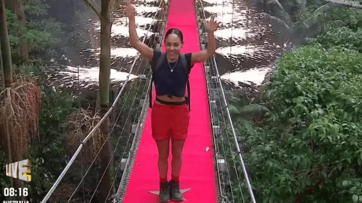 The former football player was the first campmate to be evicted (ITV)