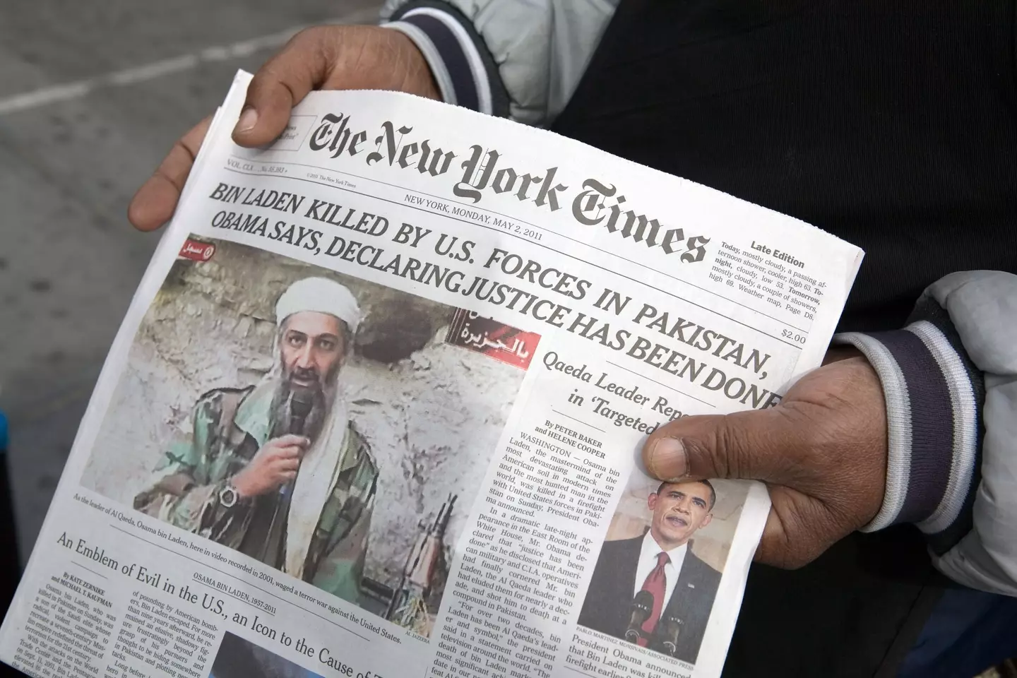 Osama Bin Laden was killed in 2011 by US Navy SEALS.