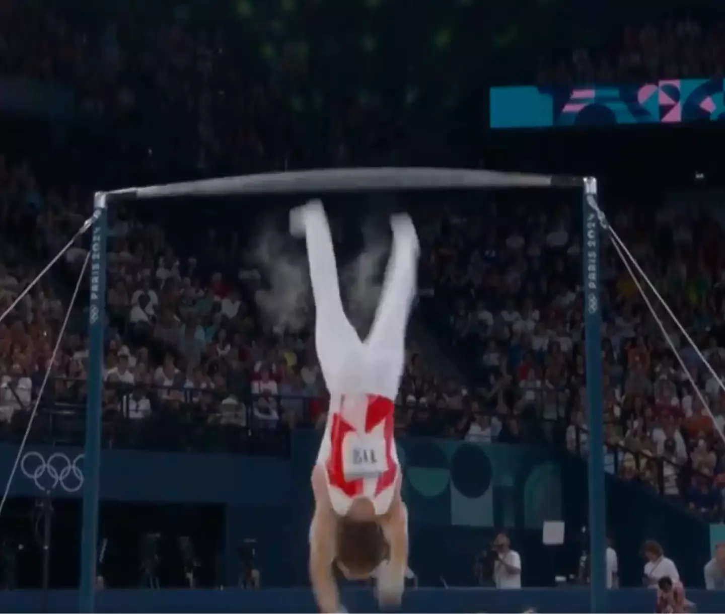 A terrifying incident (Discovery / Eurosport)