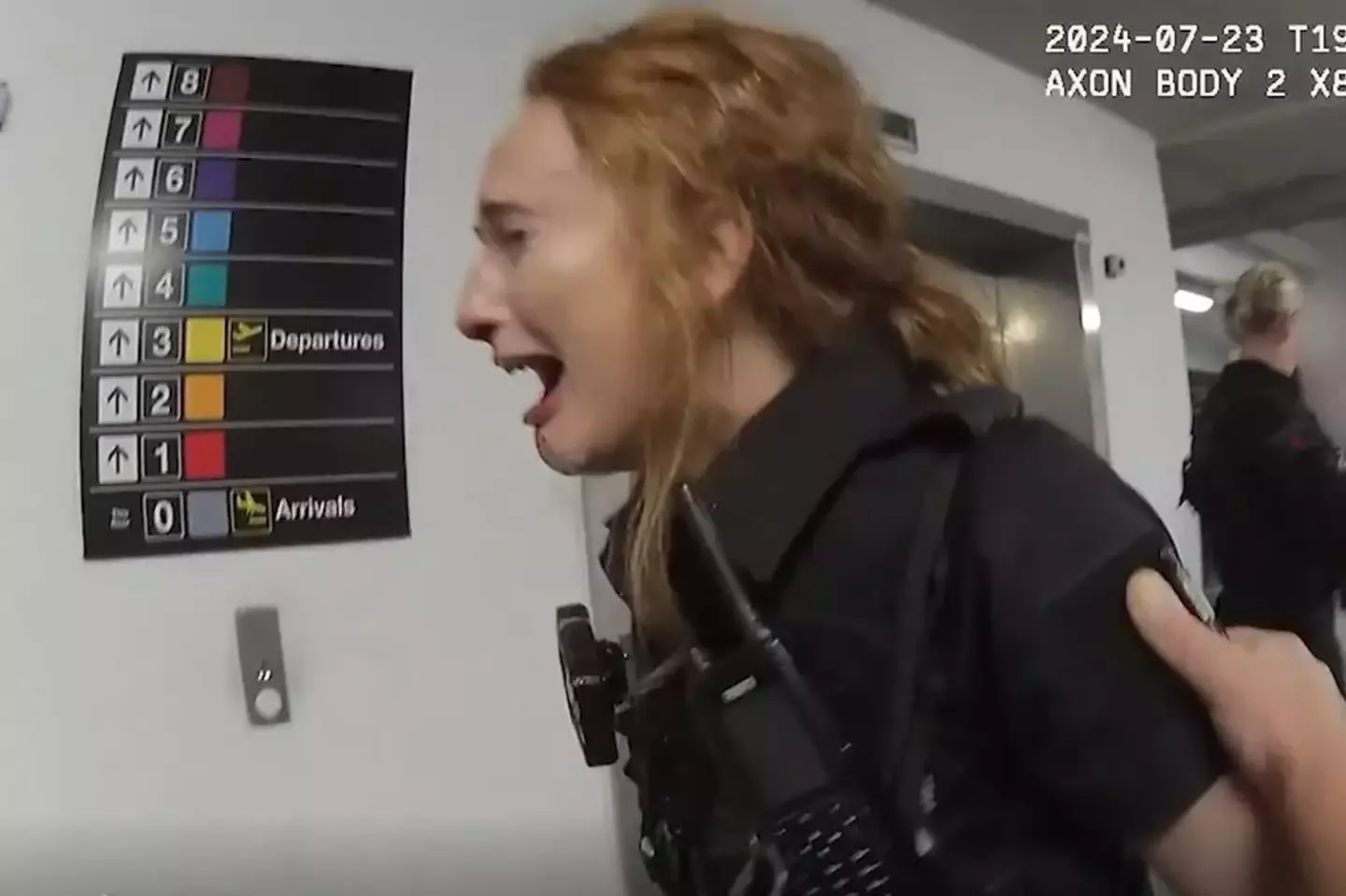 Pc Lydia Ward suffered a broken nose following the incident (CPS)