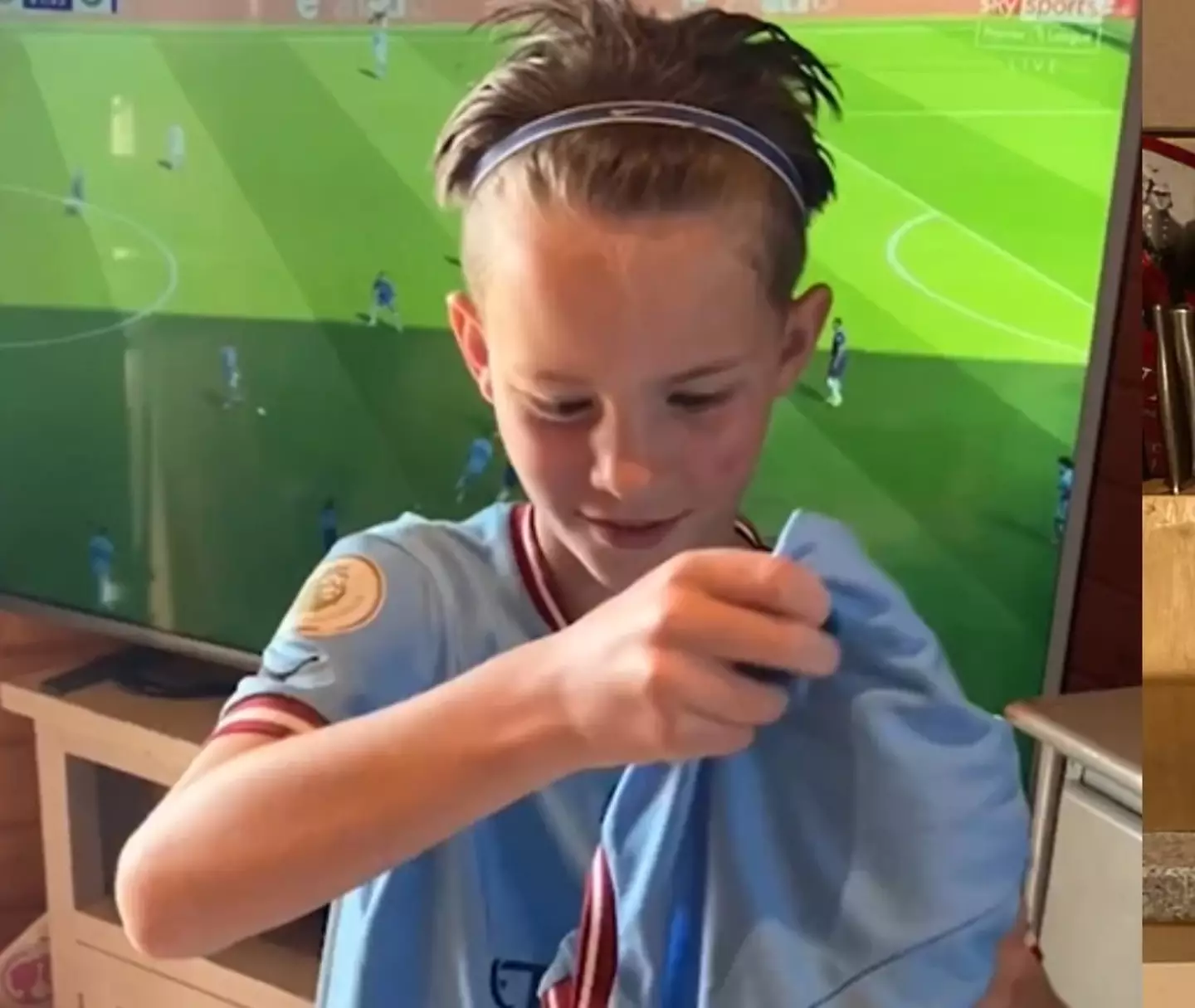 Jack Grealish has made a fan's decade after sending him a signed shirt and a letter in braille.
