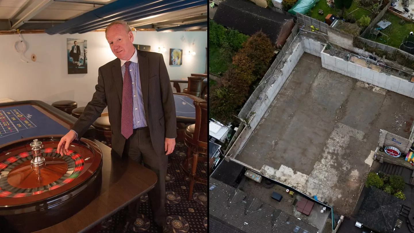 ‘Britain’s biggest man cave’ has now been demolished after 10-year legal battle