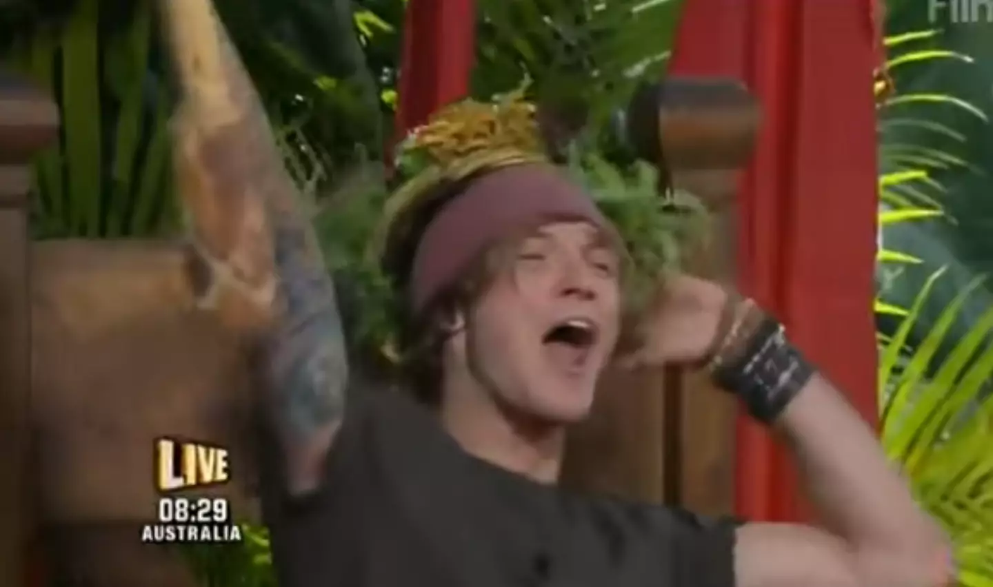 I'm A Celeb fans love a boy band member (ITV)