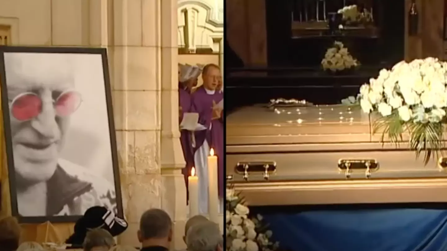 Real footage from Jimmy Savile’s funeral is making people’s ‘skin crawl’