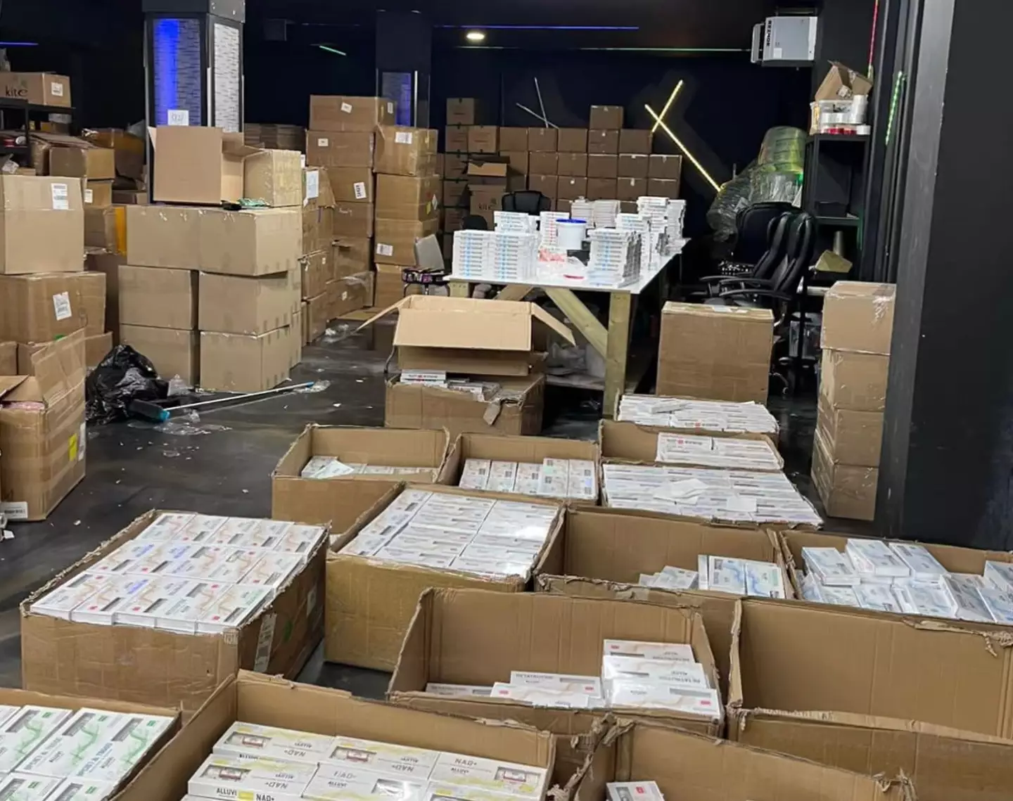 The raid was the biggest seizure of illegal weight loss drugs ever (MHRA)