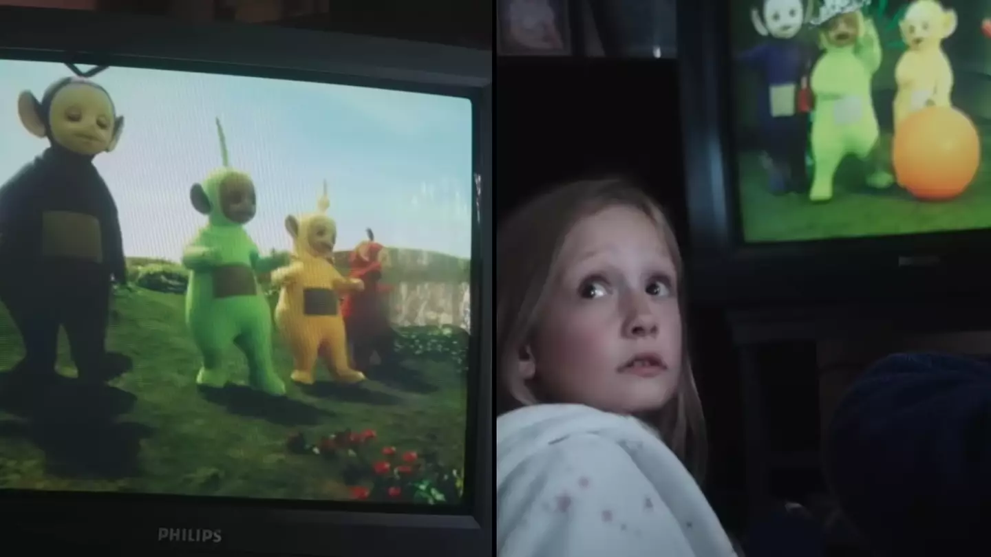 Reason Teletubbies appear at beginning of trailer for 28 Years Later