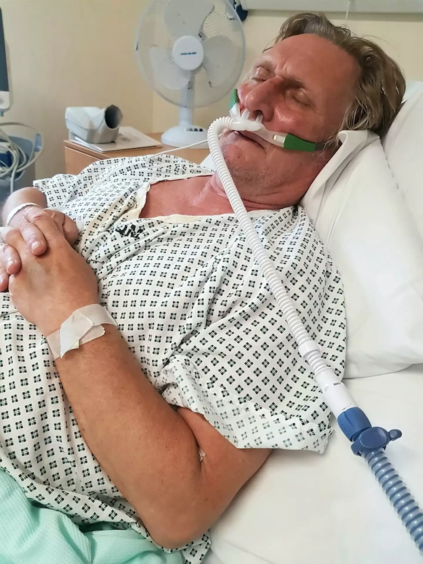Gary McClellan was left in intensive care after contracting Legionnaires' disease.