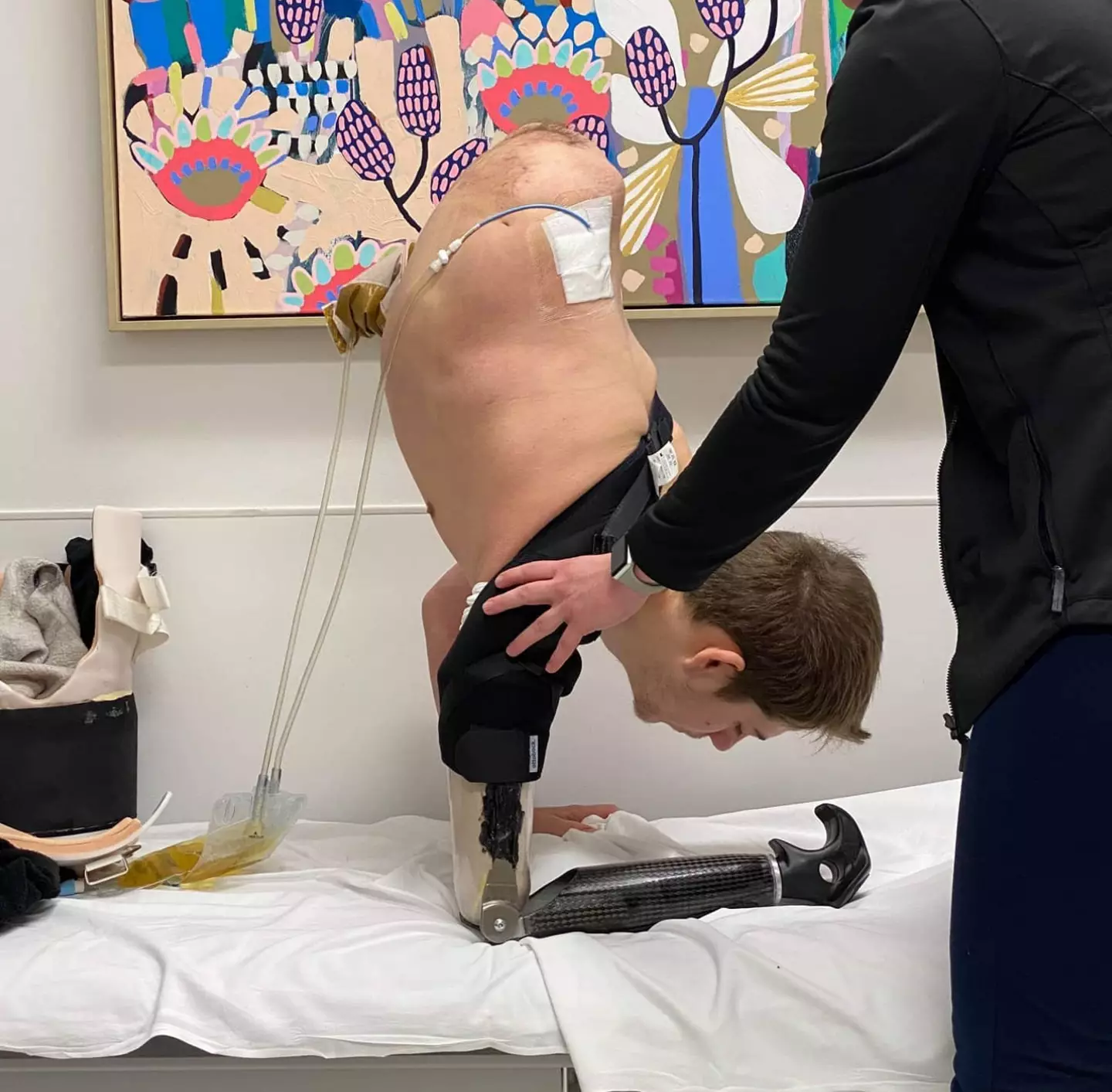 Loren Schauers suffered a horrifying forklift accident back in 2019 (Instagram/@loren.schauers)