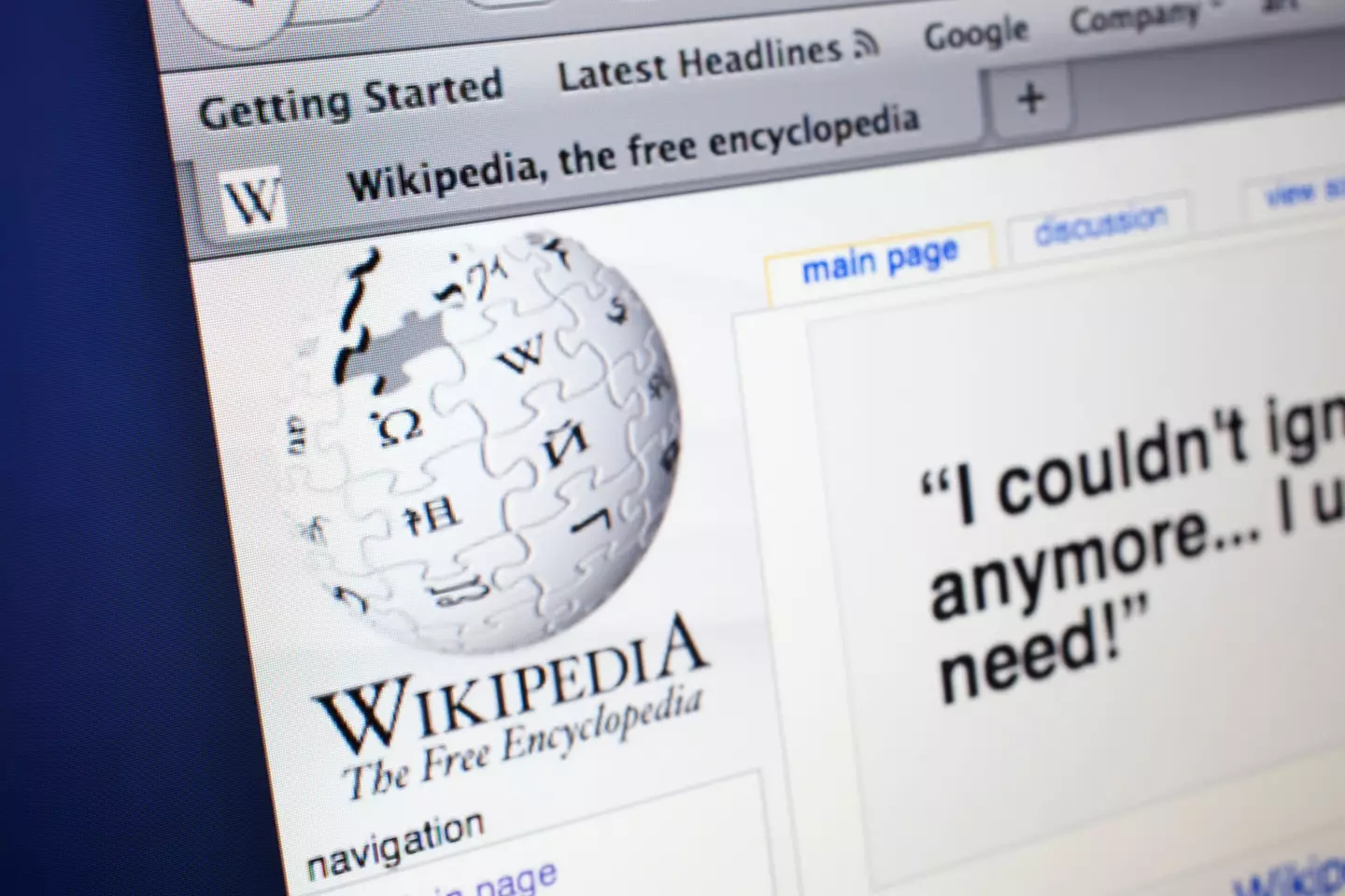 He said the online encyclopedia should be 'defunded' in a post on X (In Pictures Ltd./Corbis via Getty Images)