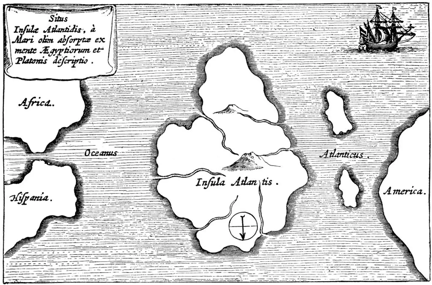 Researchers think they have unearthed the 'origin' of the legend of Atlantis. (Ann Ronan Pictures/Print Collector/Getty Images)