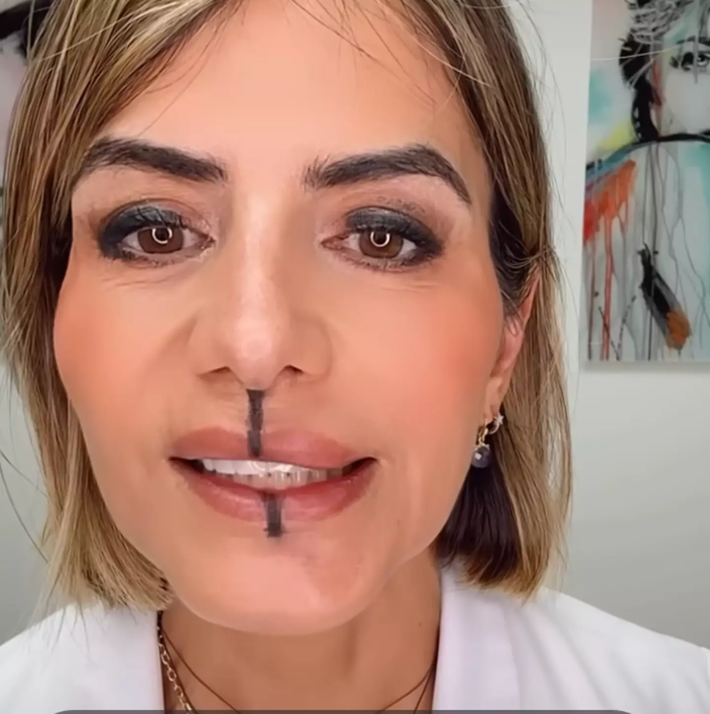 The results two weeks after the experiment (Youtube/DrBitaFarrell)