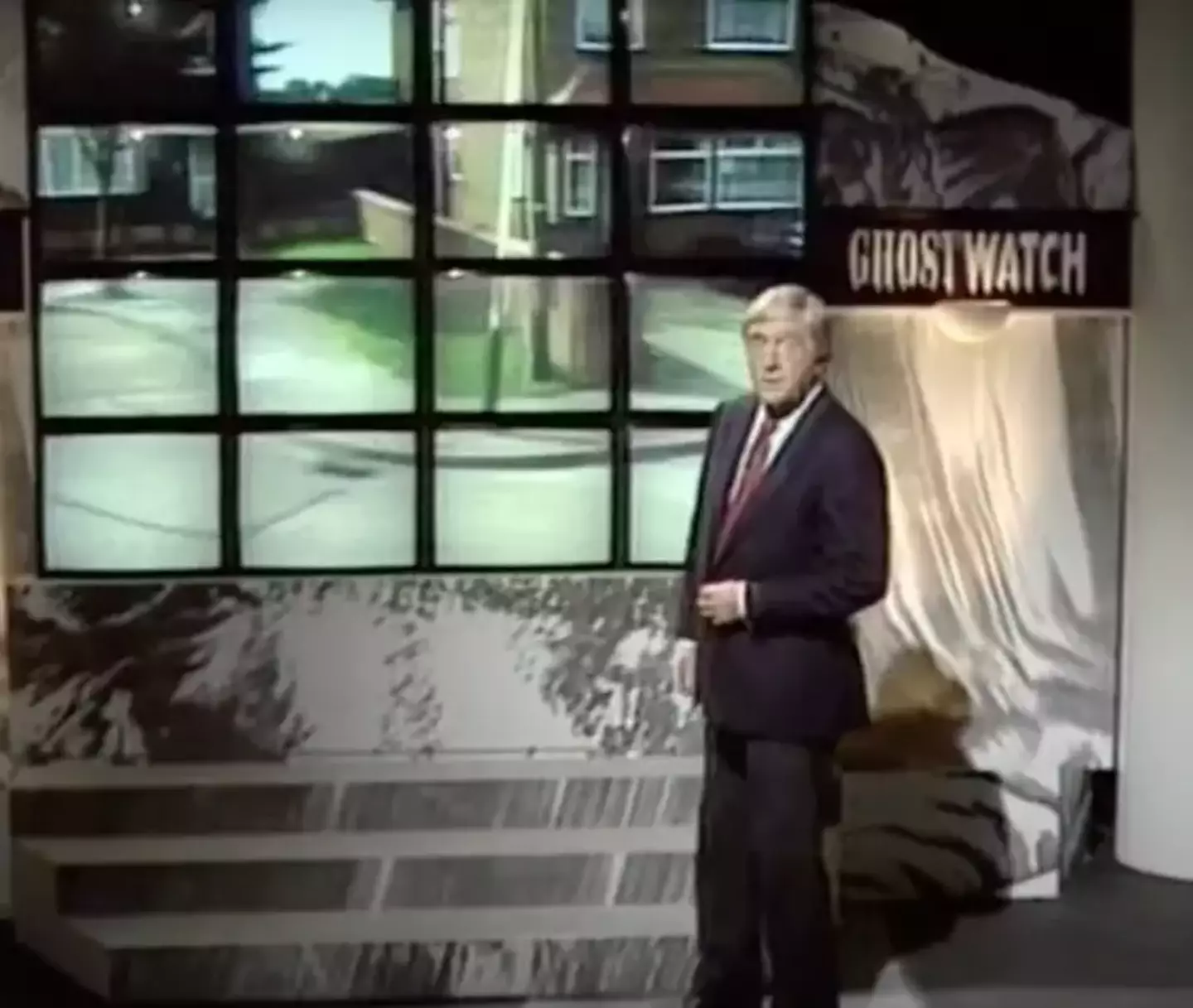 Michael Parkinson hosted the still-banned 1992 mockumentary (BBC)
