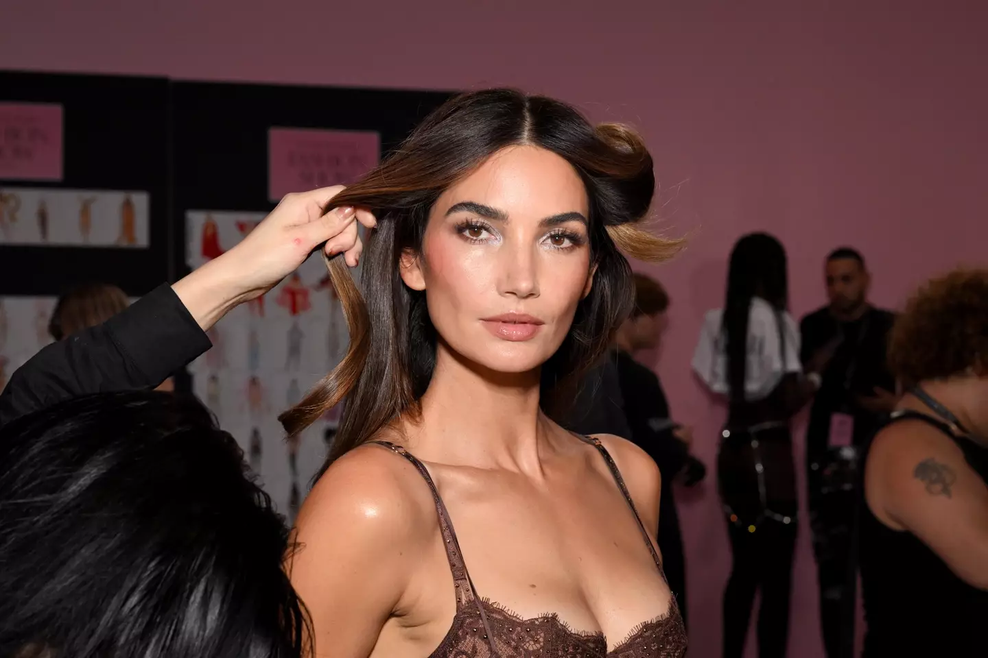 The survey indicated that someone like Lily Aldridge would be close to the scientific ideal (Slaven Vlasic/Getty Images for Victoria's Secret)