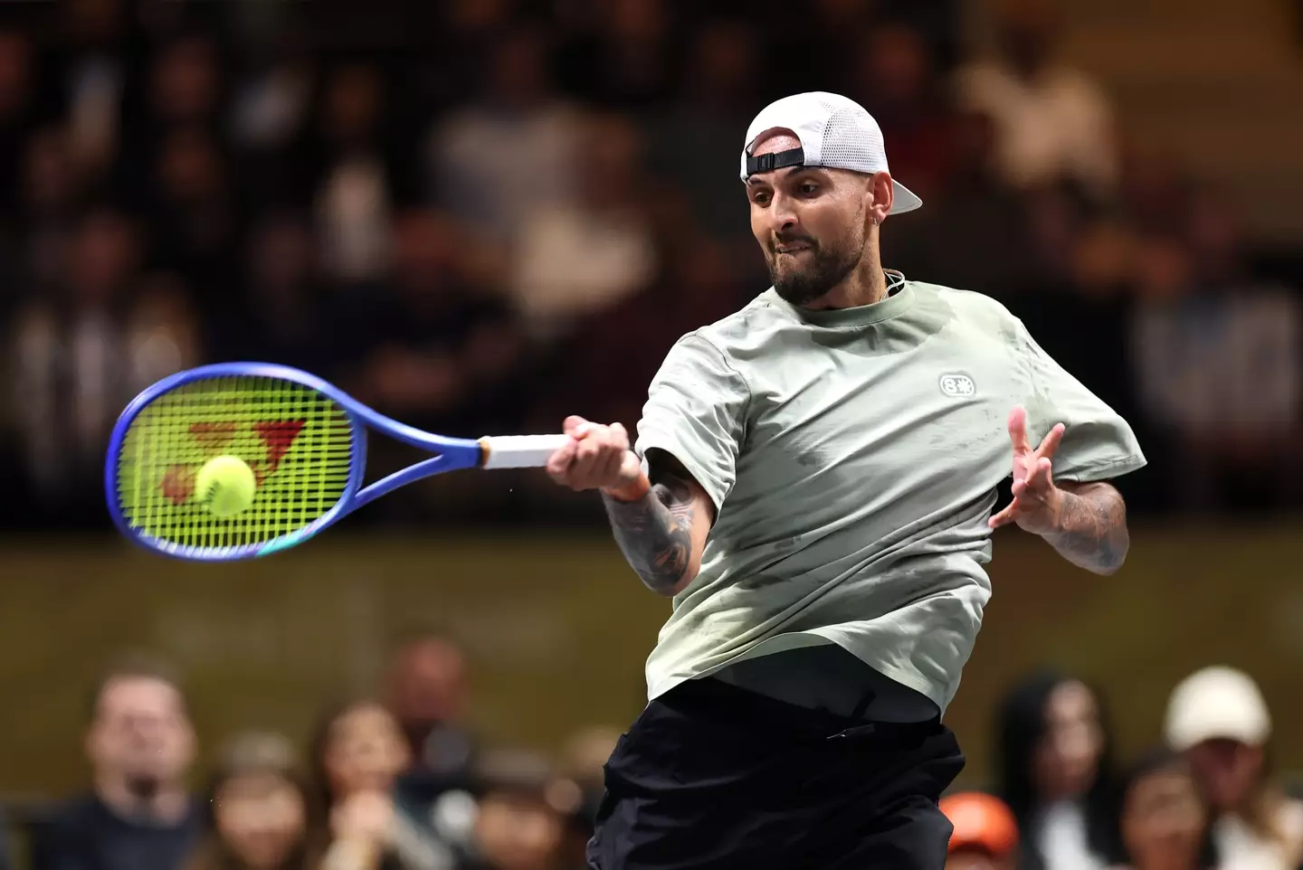 The Australian tennis player came out on top on Sunday (Christopher Pike/Getty Images)