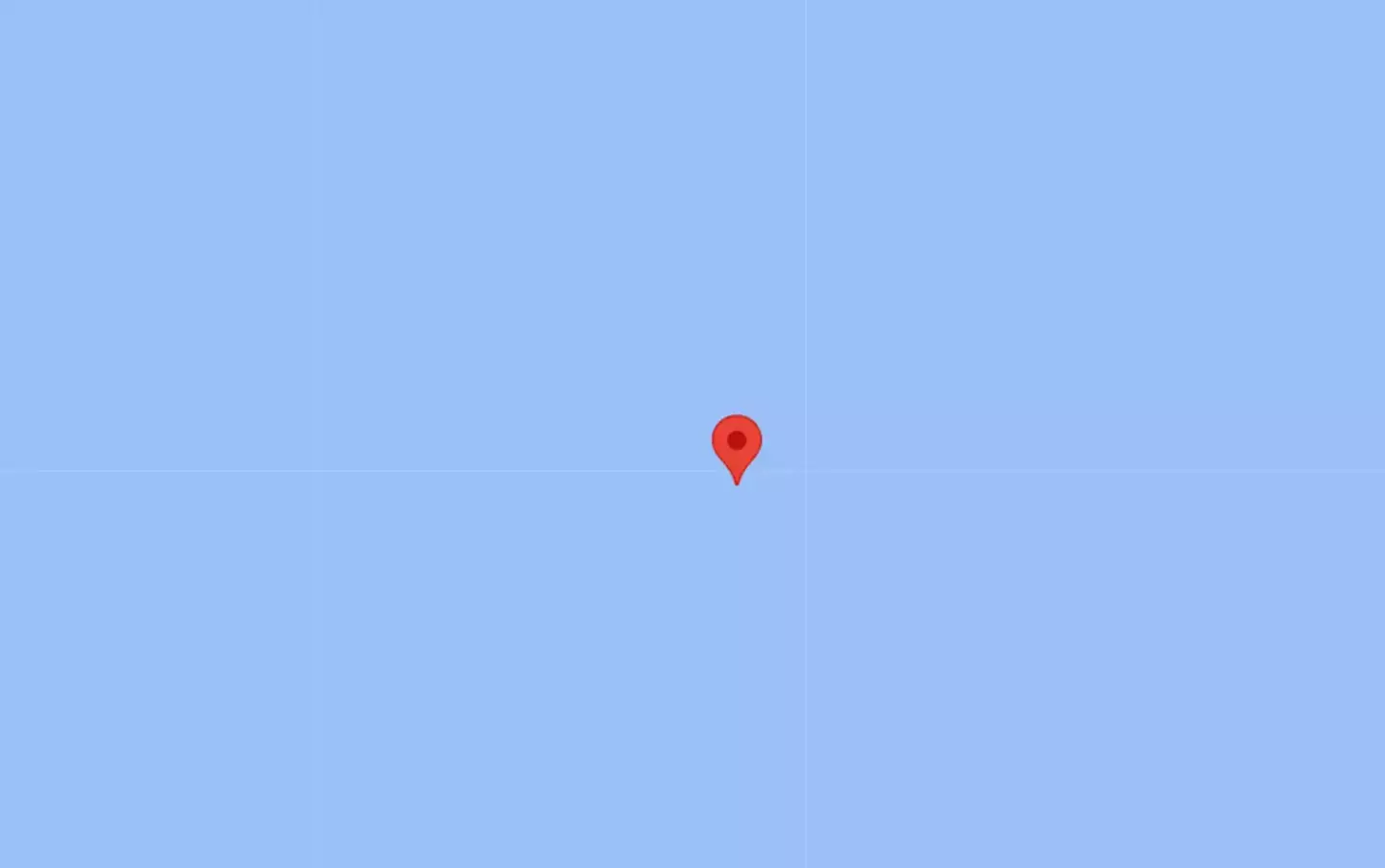 Point Nemo is smack bang in the middle of the Pacific Ocean.