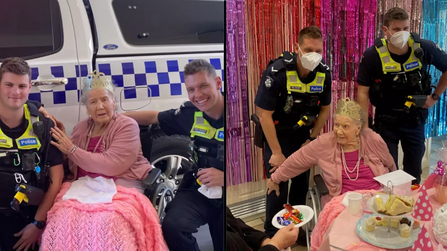 Aussie police arrest 100-year-old woman to tick it off her bucket list