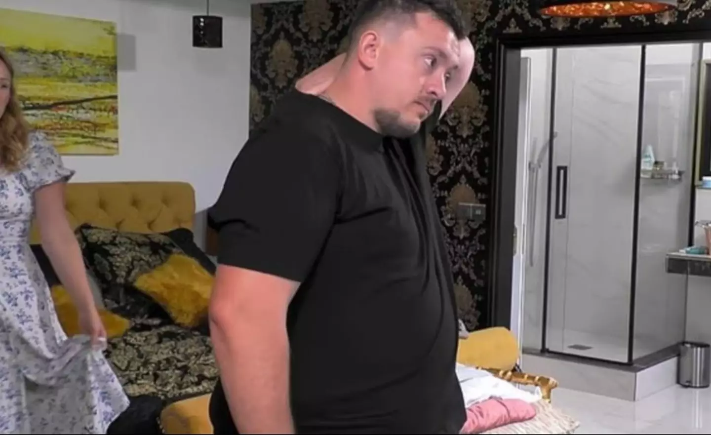 Tom is mortified by the suggestion and throws up (Channel 4)