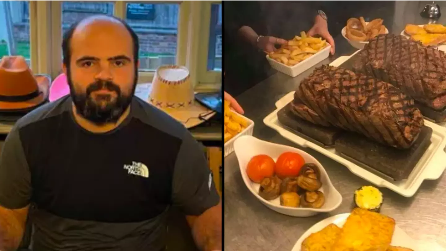 Owner who refused to pay out bloke made steakhouse's £79 challenge easier for people to attempt