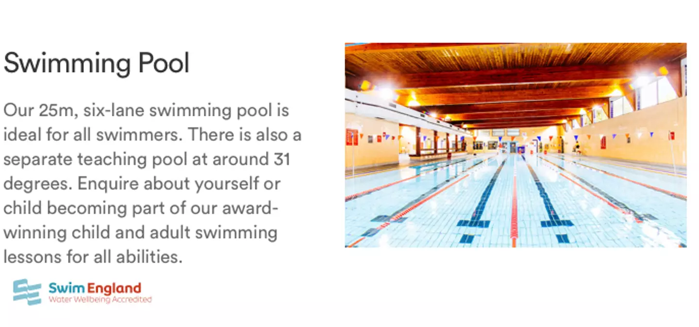 The incident happened in one of their swimming pools (Everyone Active)