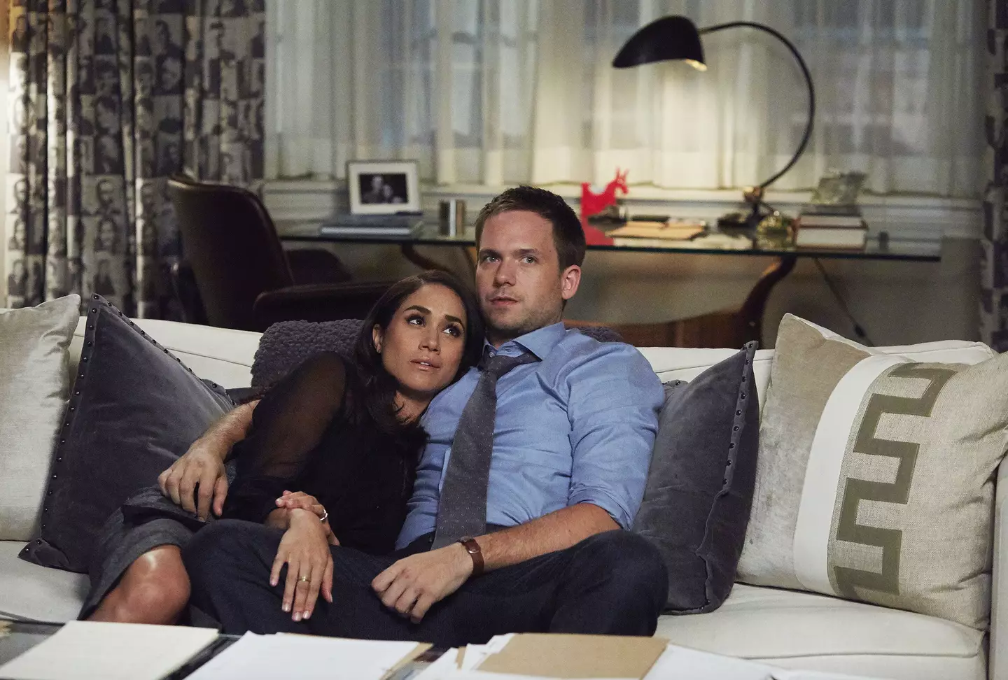 Adams was honest about his relationship with the Royal Family member (Shane Mahood/USA Network/NBCU Photo Bank/NBCUniversal via Getty Images)