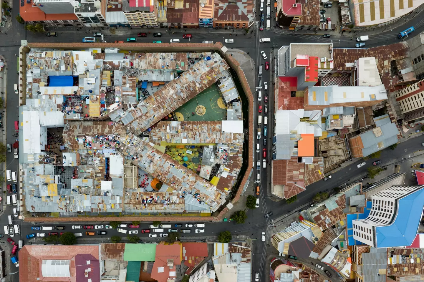 The facility in Bolivia is regarded as one of the world's toughest prisons. (JORGE BERNAL/AFP via Getty Images)