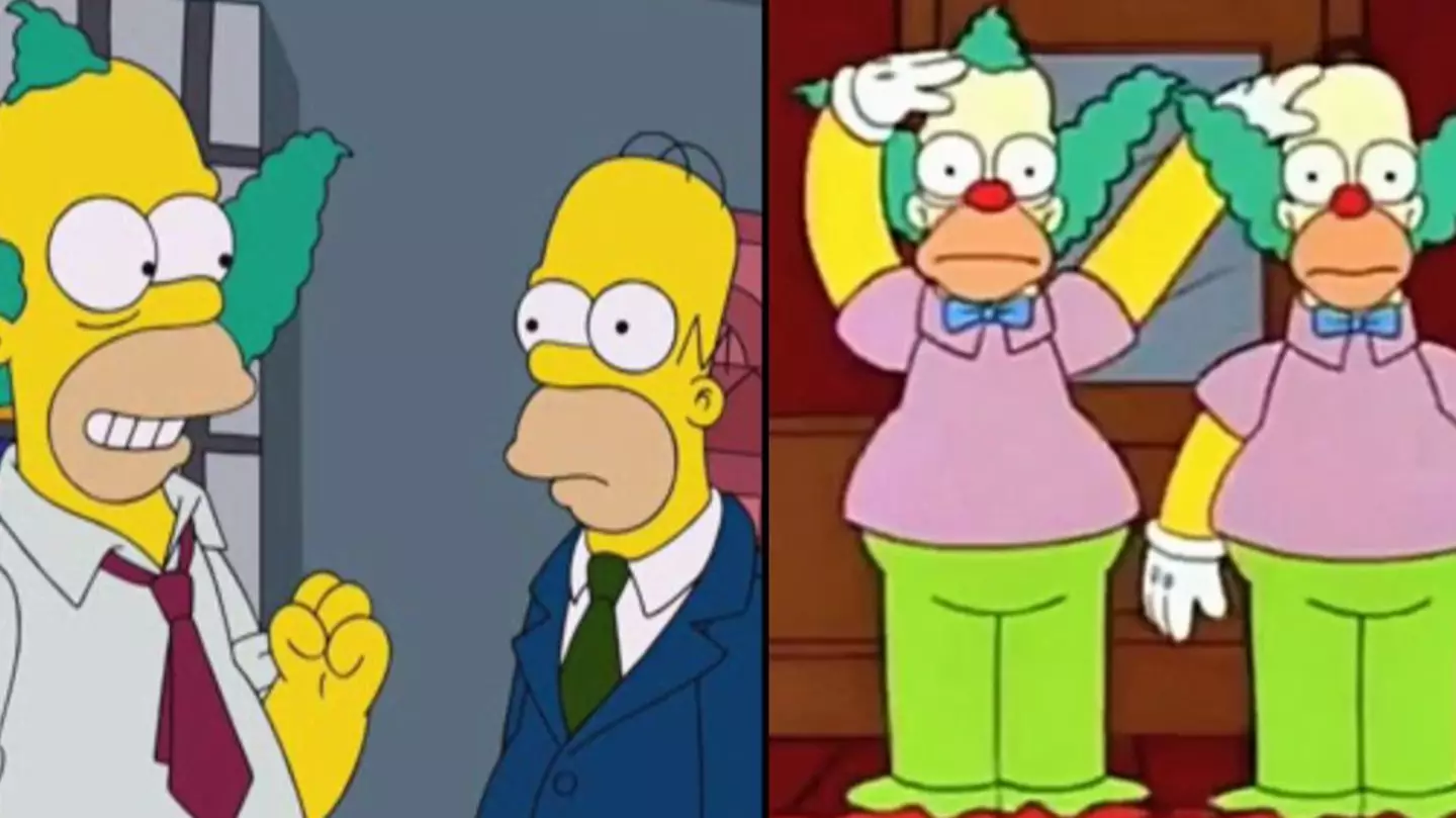 There’s a reason Homer looks so similar to Krusty the Clown in The Simpsons