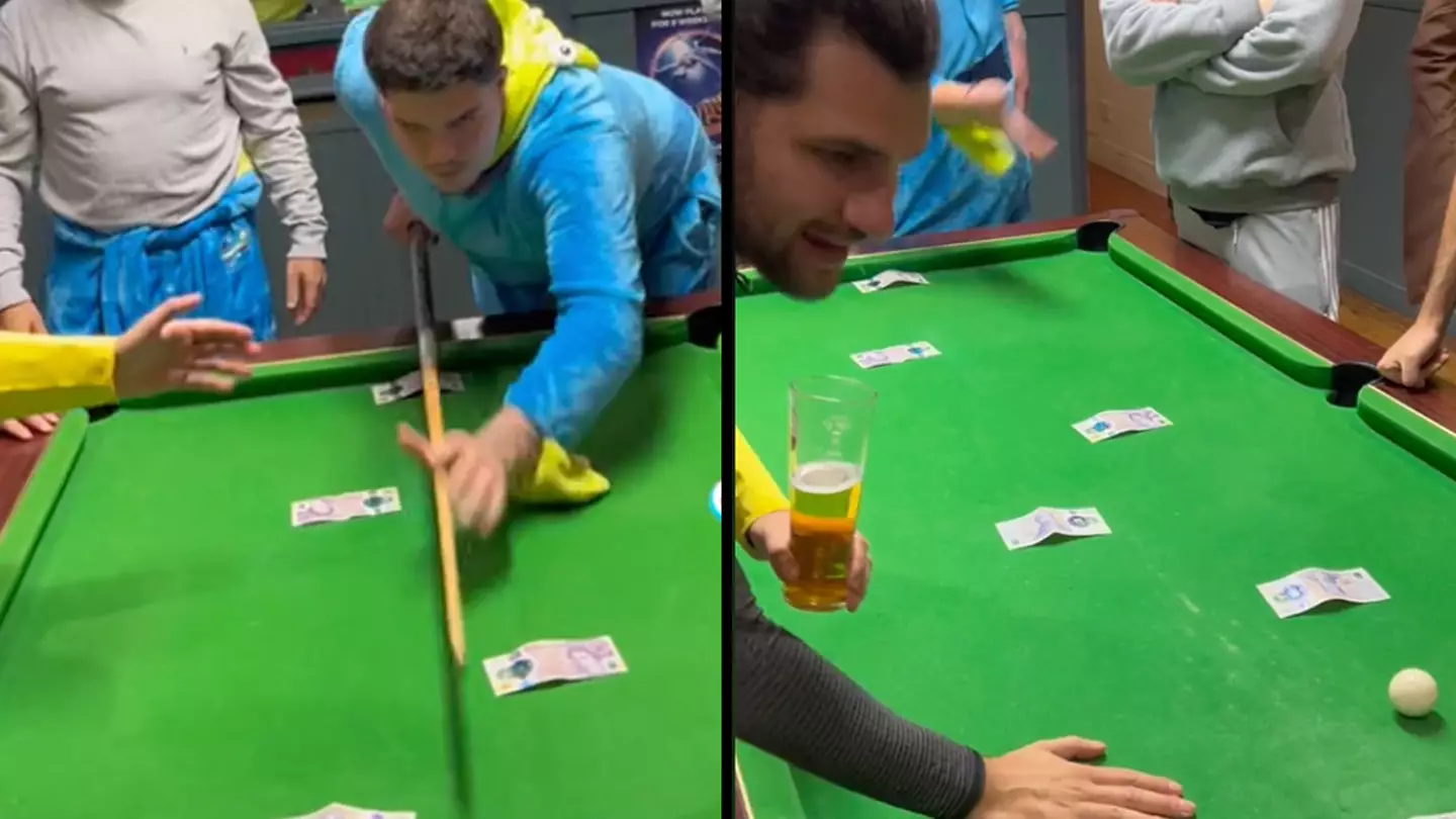 Lads invent new pub game which requires no skill and it's genius