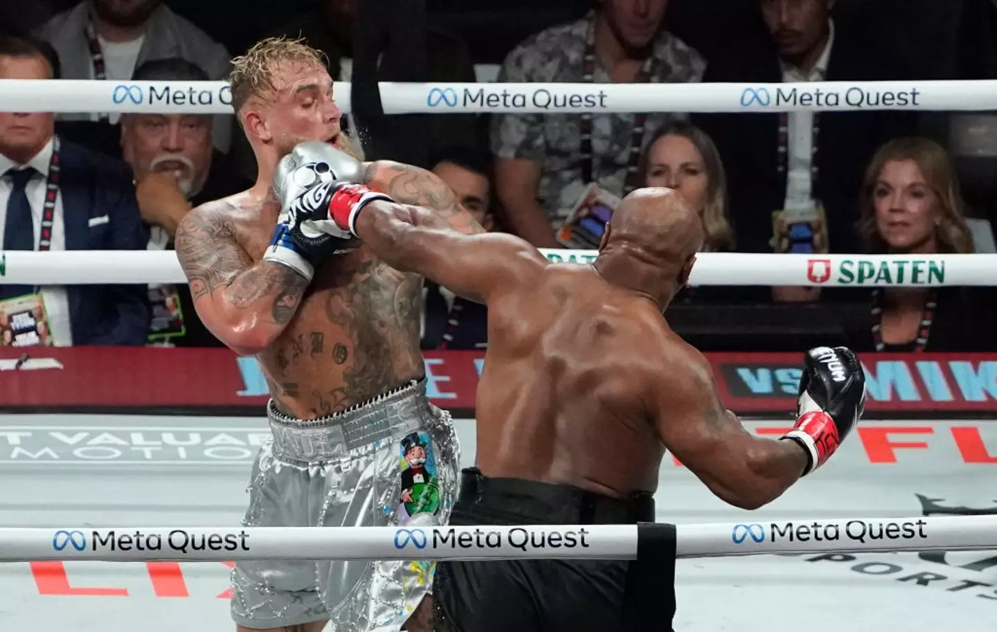 Paul won the fight via unanimous decision (TIMOTHY A. CLARY/AFP via Getty Images)