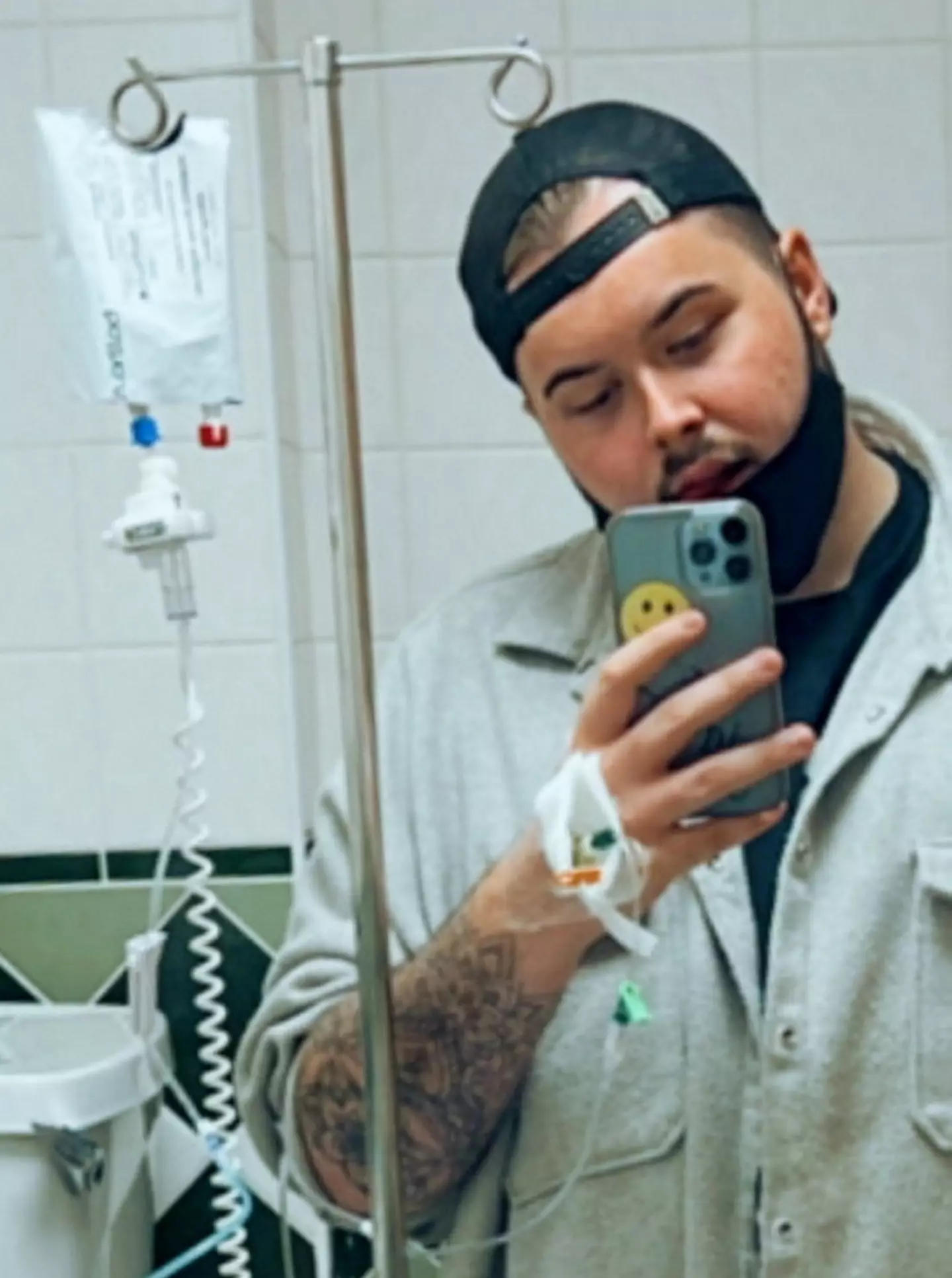 Doctors told him his sun bed use was probably involved, and that he'd have had a 'year to live' if his immunotherapy treatment hadn't worked (Jak Howell / SWNS)