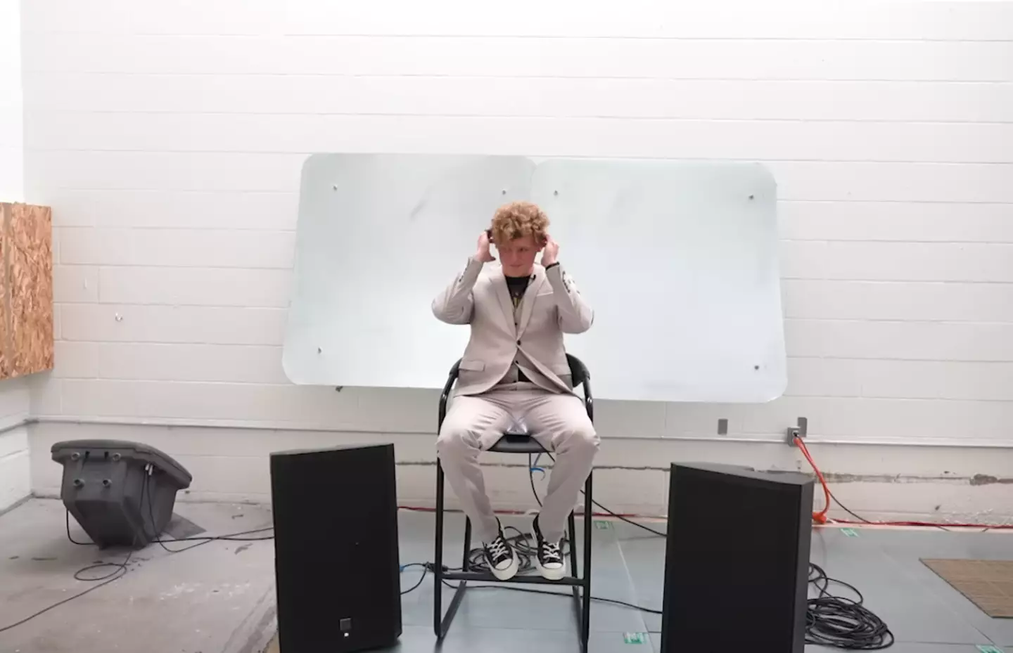 This content creator learnt that music is much less enjoyable in a reverb chamber (YouTube/@Ryan)