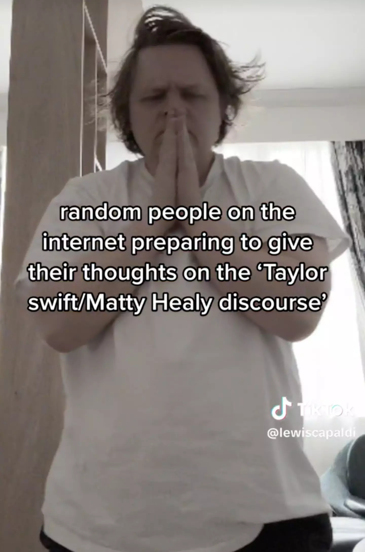 Lewis Capaldi (kinda) addressed the Taylor Swift and Matty Healy dating rumours.