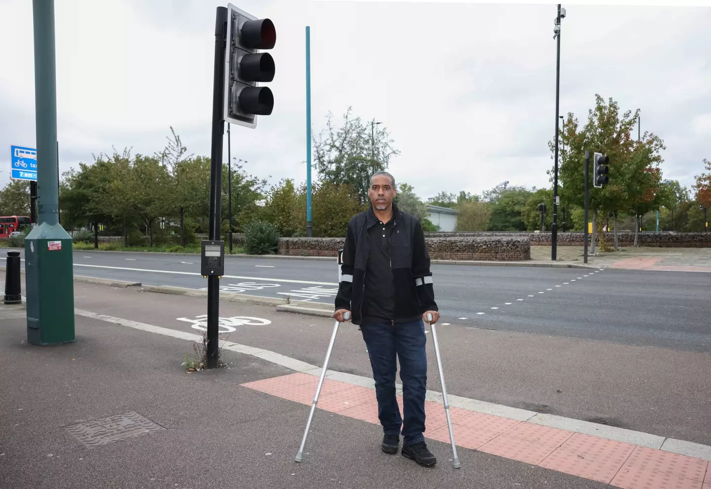 Mohamed Mao was hit by a motorbike while crossing a road in southeast London.