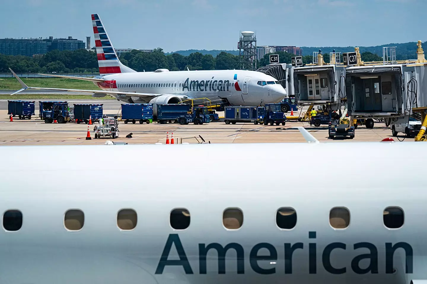 Fortunately for everyone involved, there was no credible security threat and the flight was able to resume its journey (Al Drago/Bloomberg via Getty Images)