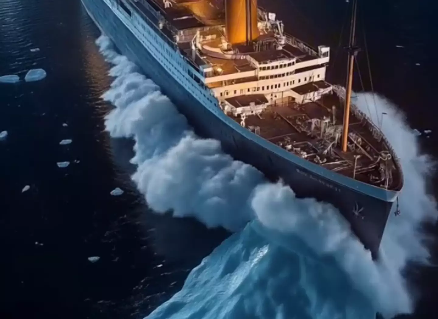 Curse those teleporting icebergs (TikTok/@timetravellerpov)