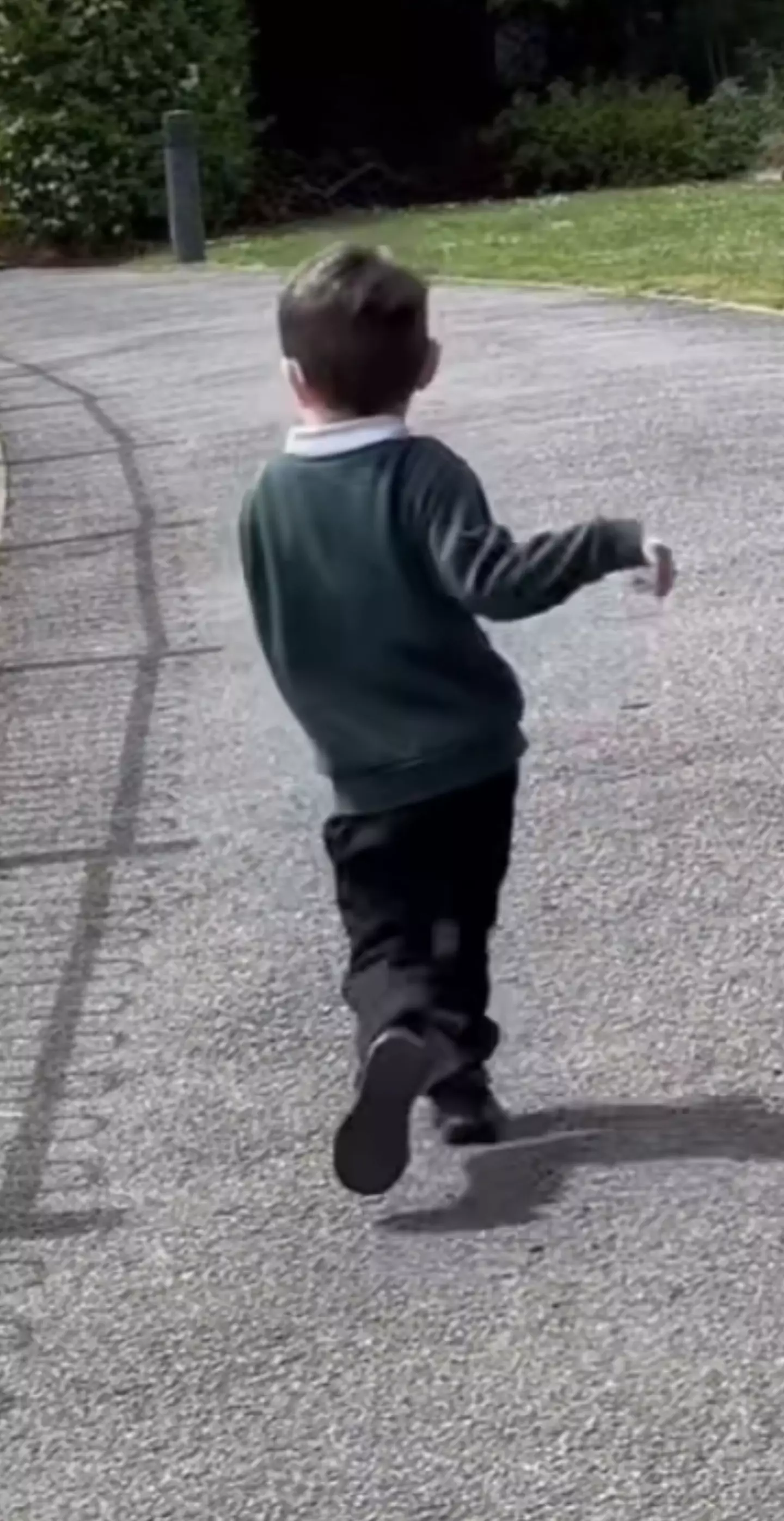 Megan West said she first grew concerned when she noticed that Elliot had an unusual walk (Kennedy News and Media)