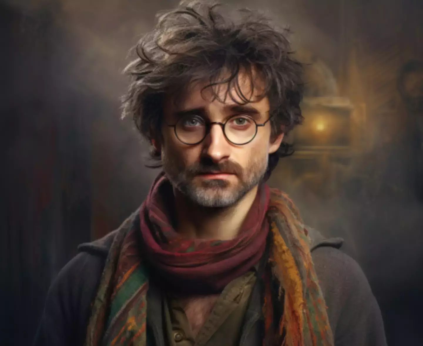 Nice scarf, Harry. (Midjourney)