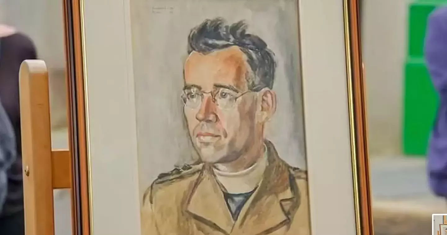 The post-WWII painting was too valuable to Frances Christie to give it a value. (BBC)