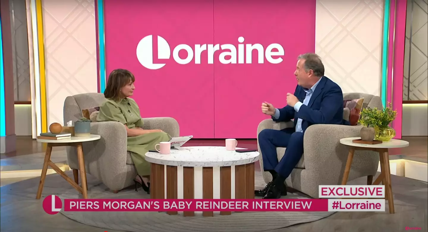 He spoke to Lorraine Kelly about Netflix and its duty of care. (ITV)