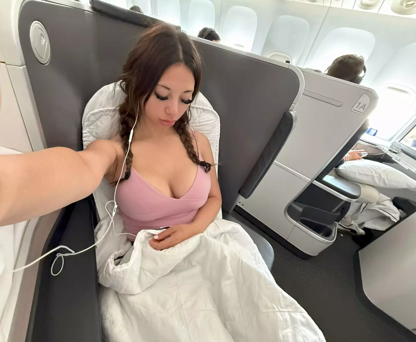 OnlyFans star Annie only travels first class (Kennedy News and Media)