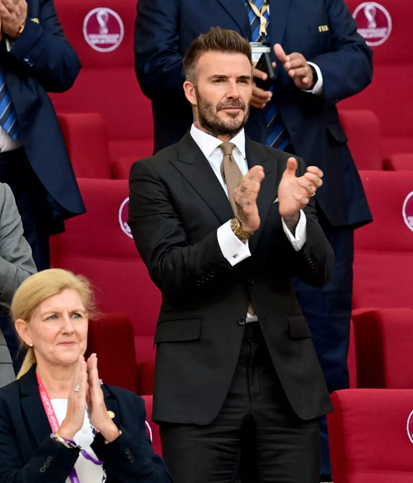 Beckham's representatives said his participation stimulated a 'positive' discussion.