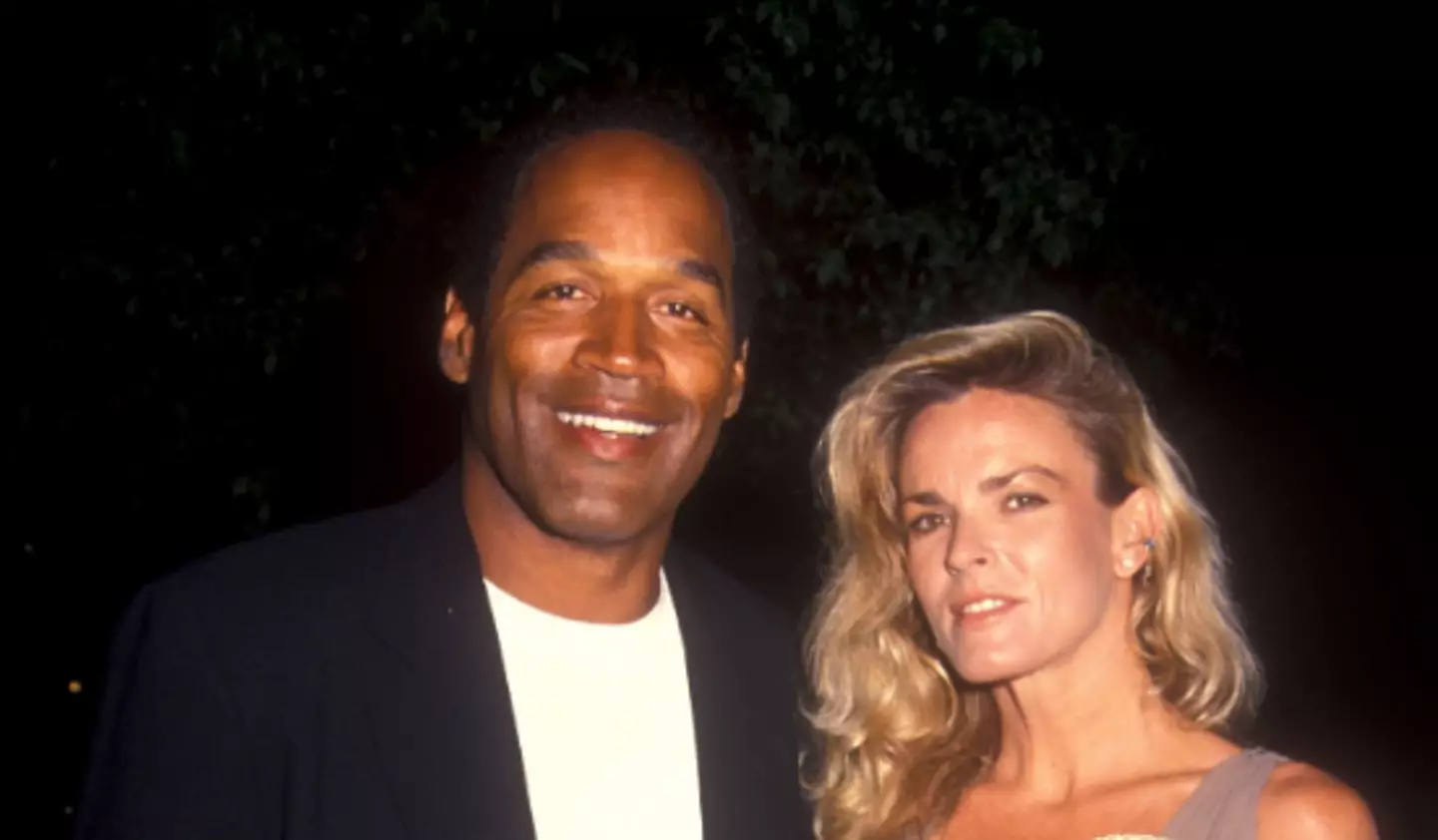 OJ Simpson with his ex wife, Nicola Brown Simpson (Barry King/WireImage)